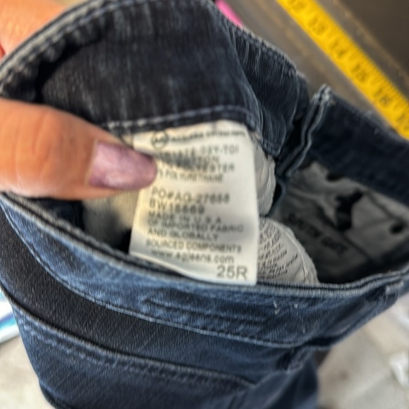 Adriano Goldschmidt dark wash Farrah skinny high rise contour 360 versatile - Picture 10 of 11